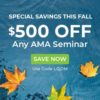 Fall Special Savings - $500 OFF Any AMA Seminar