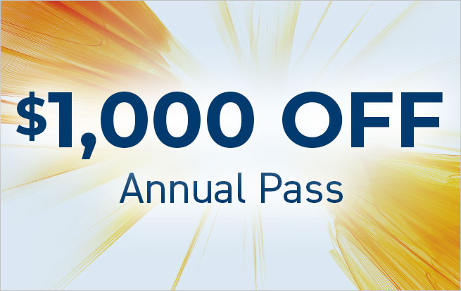 $1,000 Off Anunal Pass