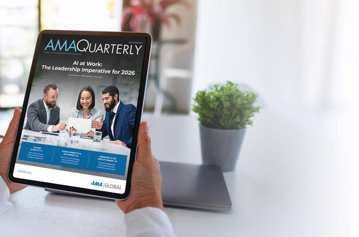 AMA Quarterly Business Journal—AI Edition