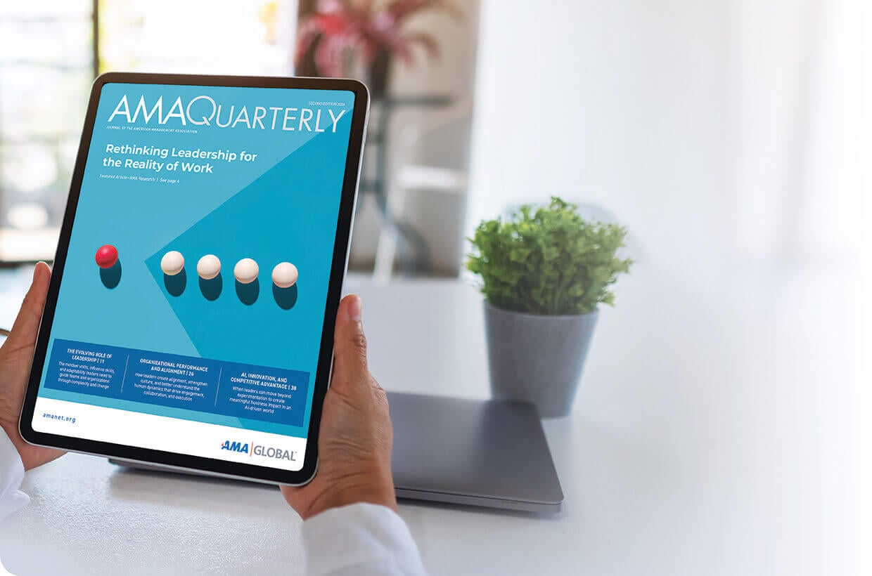 AMA Quarterly Business Journal—Leadership Edition