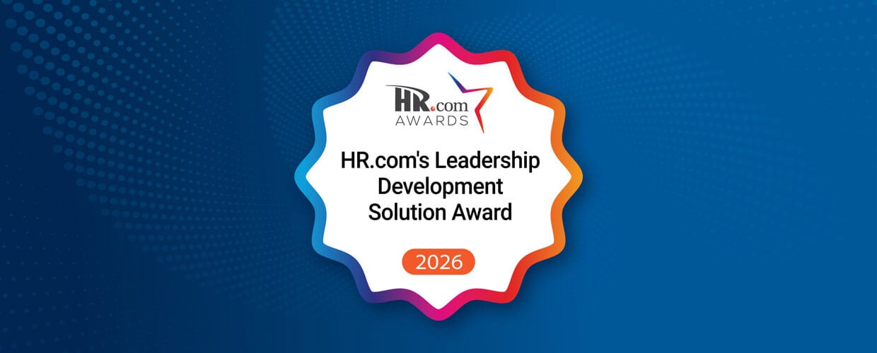 HR.com Leadership Development Solution Award 2026 badge recognizing American Management Association for excellence in leadership training and development programs.