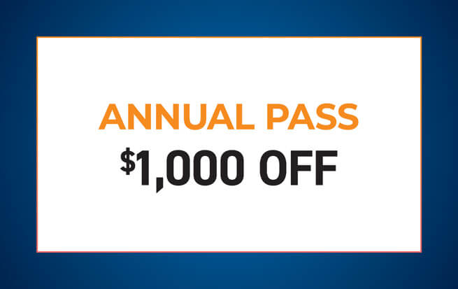 $1,000 Off Annual Pass