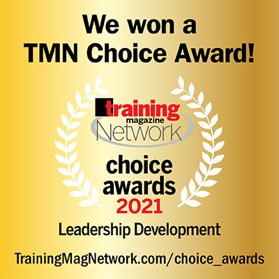 AMA Named 2021 Training Magazine Network Choice Award WINNER for LEADERSHIP DEVELOPMENT