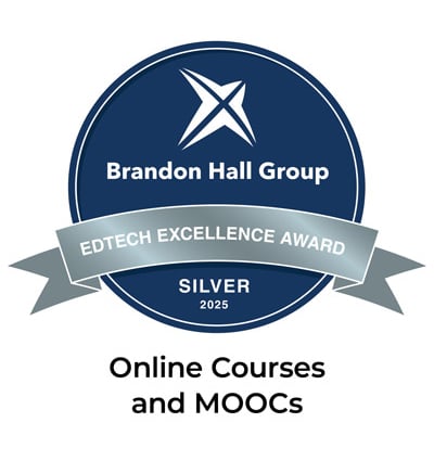 Brandon Hall Group EdTech Excellence Award-Silver