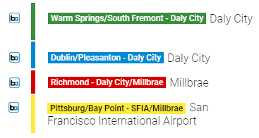 Bay Area Rapid Transit image. Bay Area Rapid Transit image.